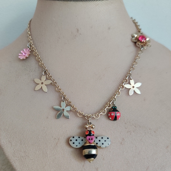 Betsey Johnson Jewelry - Betsey Johnson Garden Party Necklace